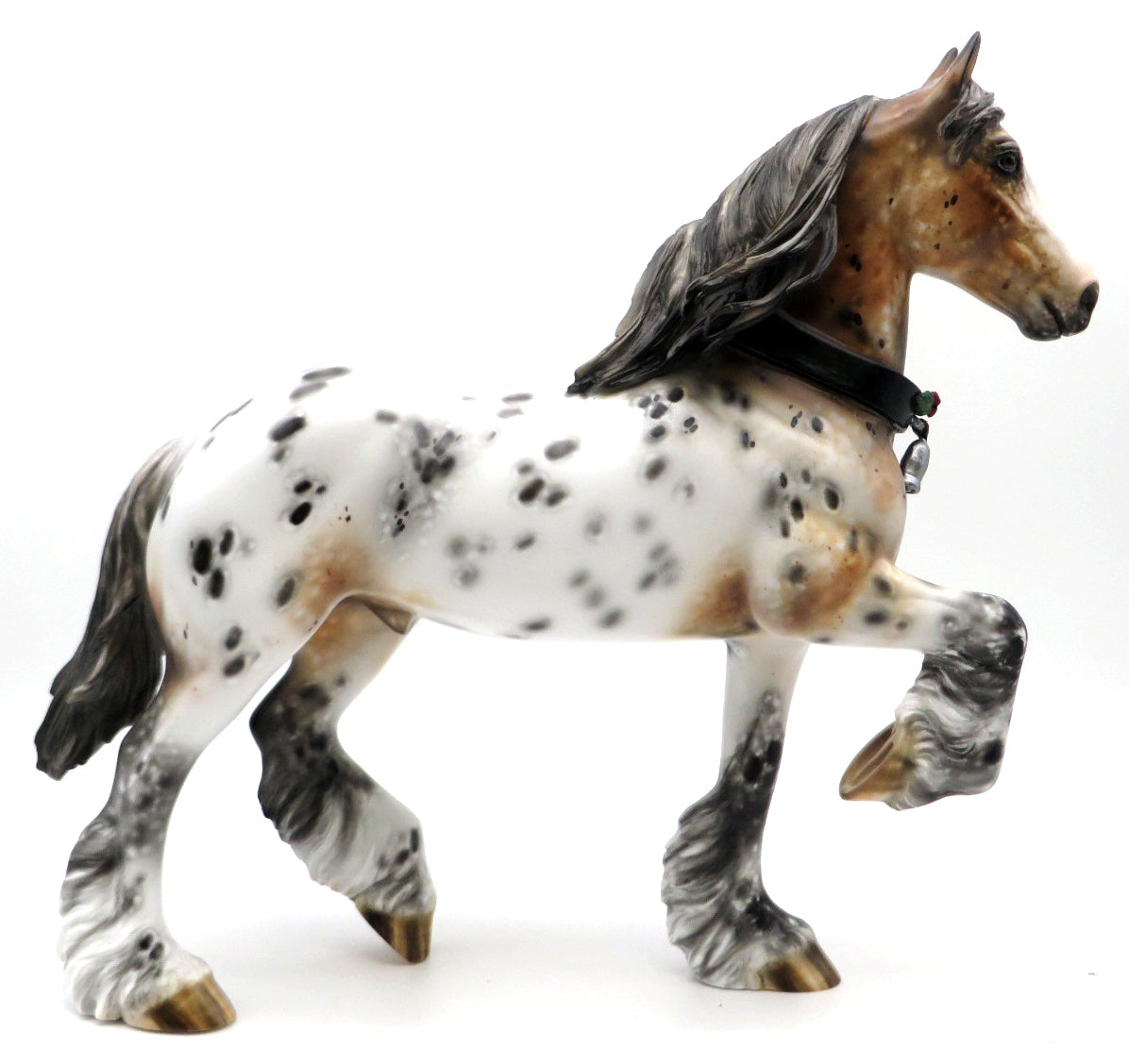 Joseph-OOAK Loud Appaloosa Trotting Drafter Painted by Julie Keim12/27/21