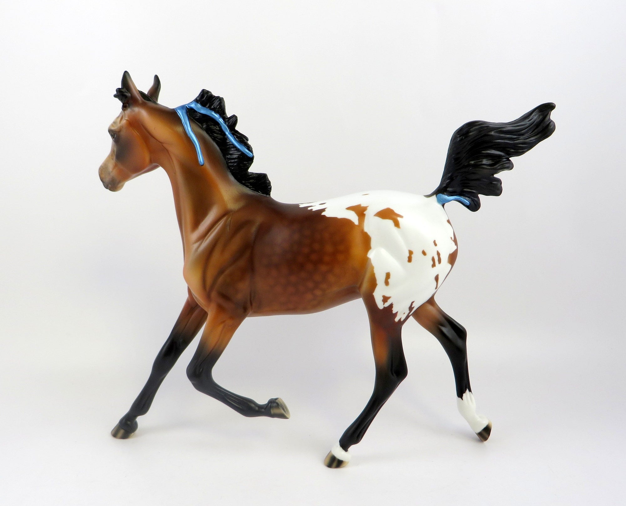 JOSSE-OOAK DAPPLE BAY APPALOOSA YEARLING WITH BLUE RIBBONS EQ 2019