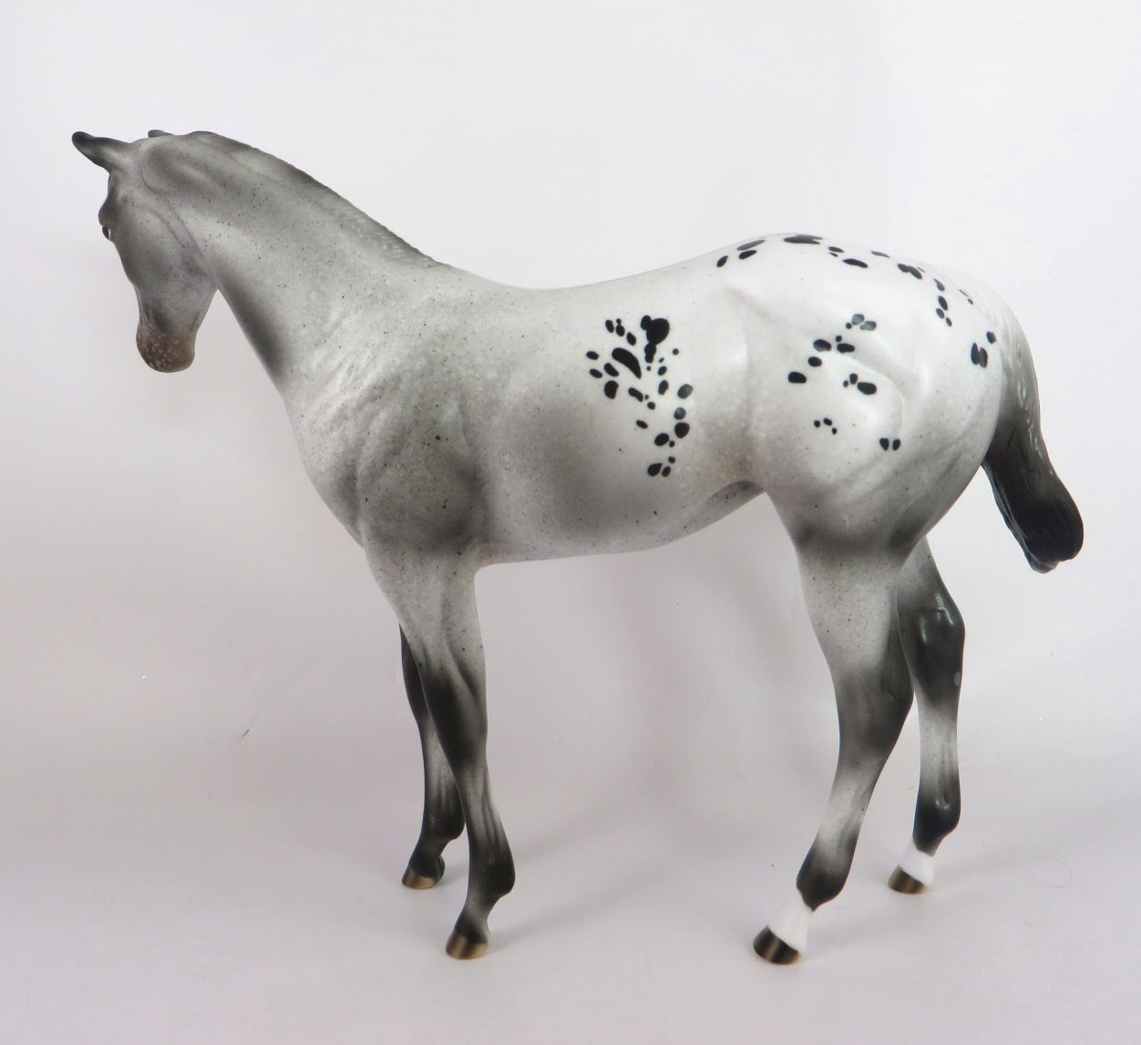 JOY -OOAK GREY APPY WEANLING MODEL HORSE BY AUDREY DIXON WHS19