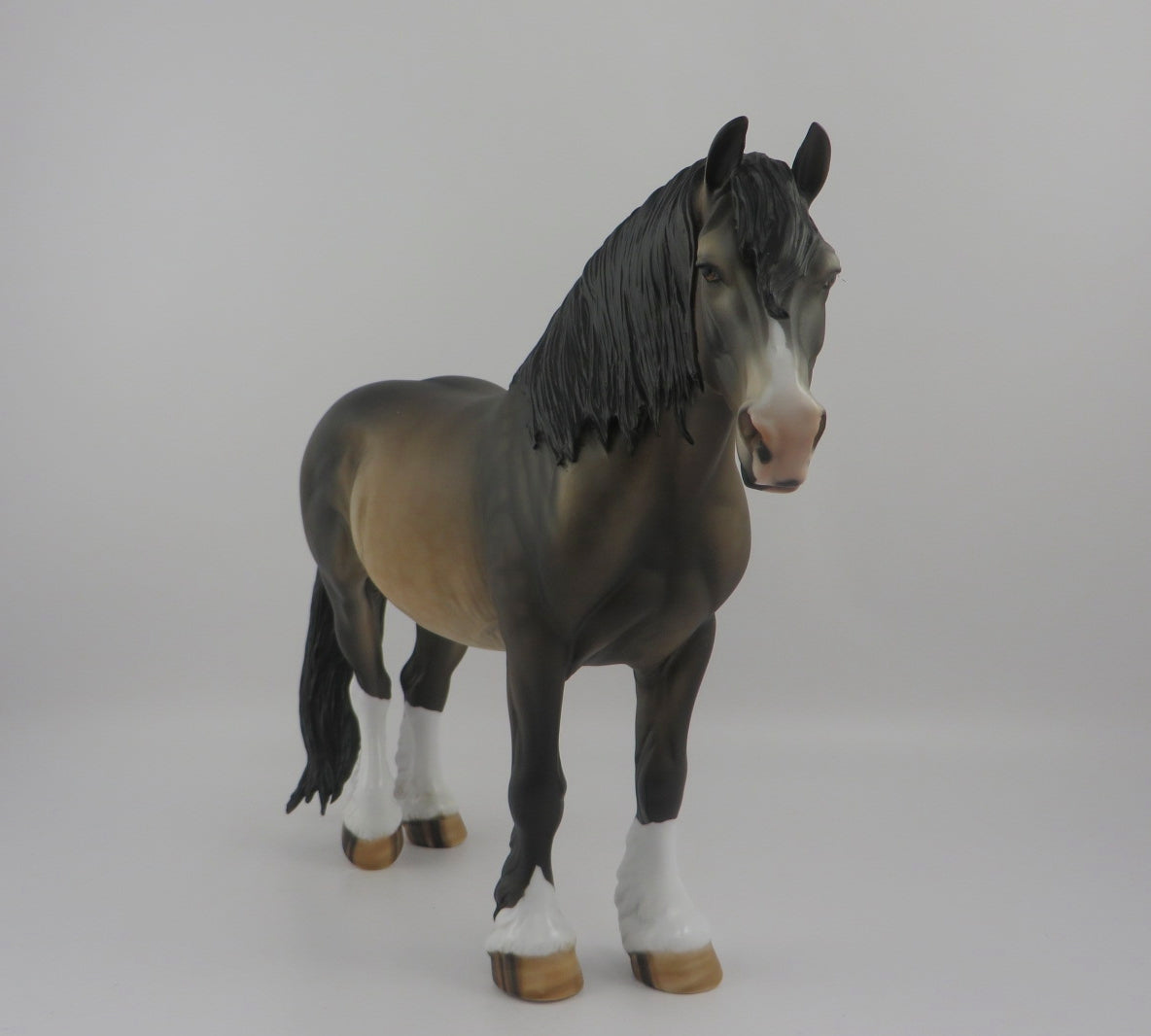 Kahlo-OOAK Dapple Bay Heavy Draft By Dawn Quick