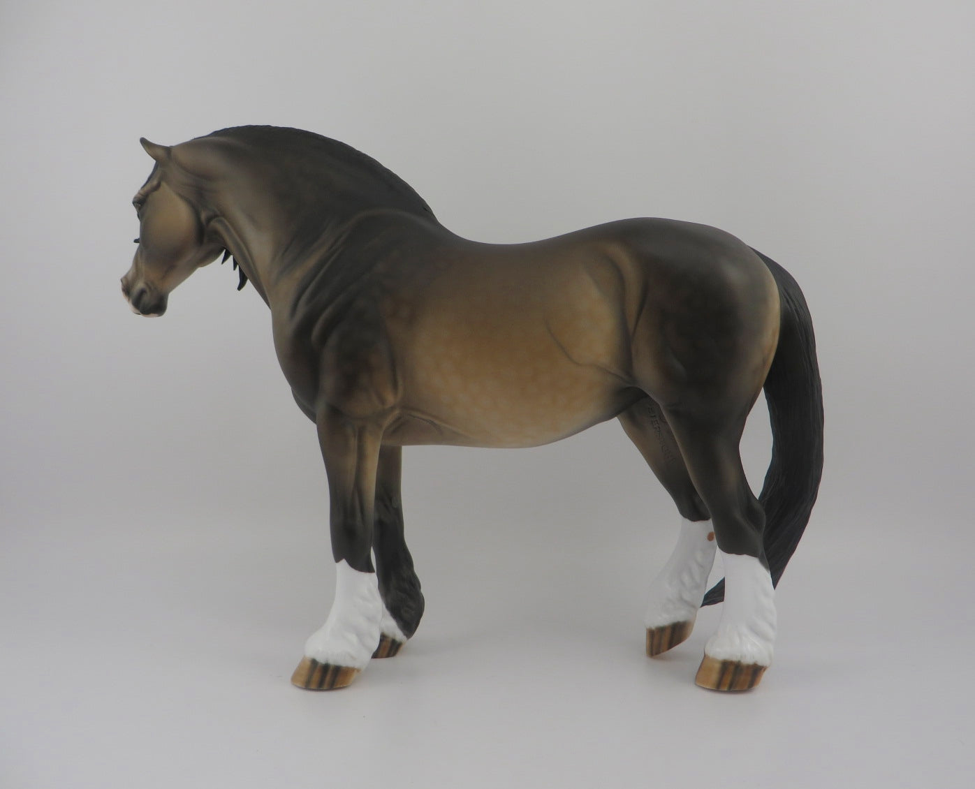 Kahlo-OOAK Dapple Bay Heavy Draft By Dawn Quick