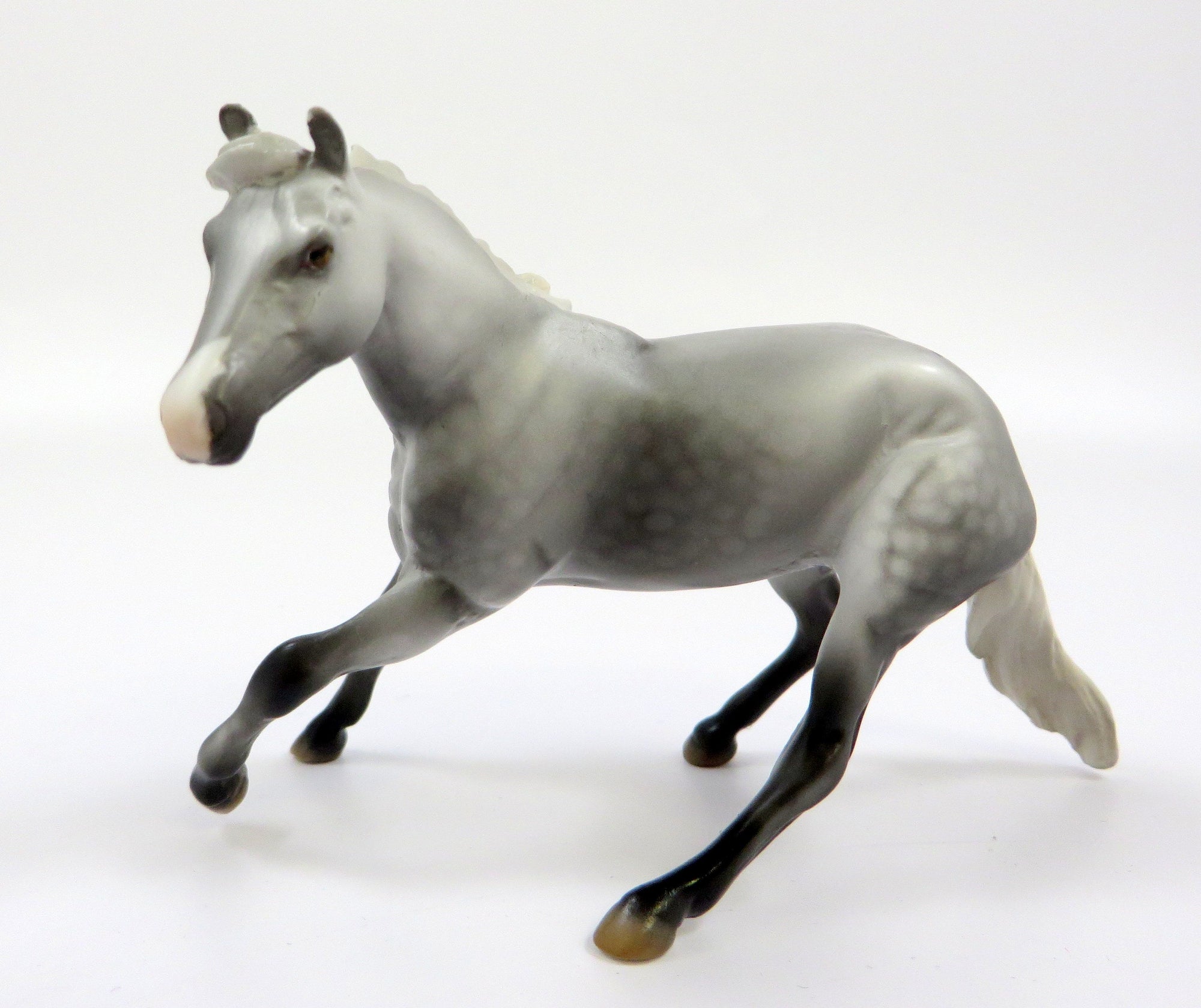 KAISER  -- OOAK -- CUTTER CHIP DAPPLE GREY BY MISSY FOX EQ19