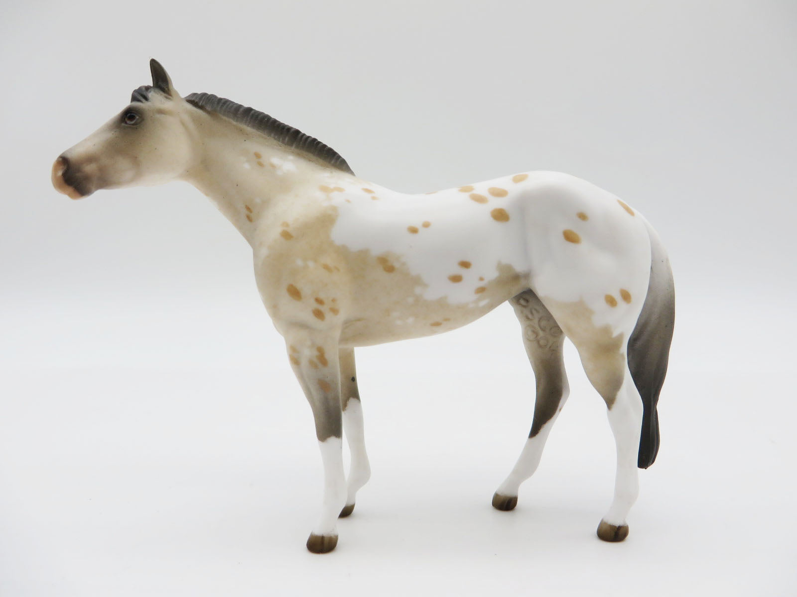 KAYAK - OOAK -BUCKSKIN APPALOOSA STOCK CHIP - BY JESS HAMILL  LHS 22