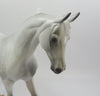 KENOBI-OOAK DAPPLE GREY THOROUGHBRED MODEL HORSE EQ19