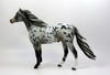 KING OF SPOTS-OOAK LOUD APPALOOSA MUSTANG MODEL HORSE EQ 19