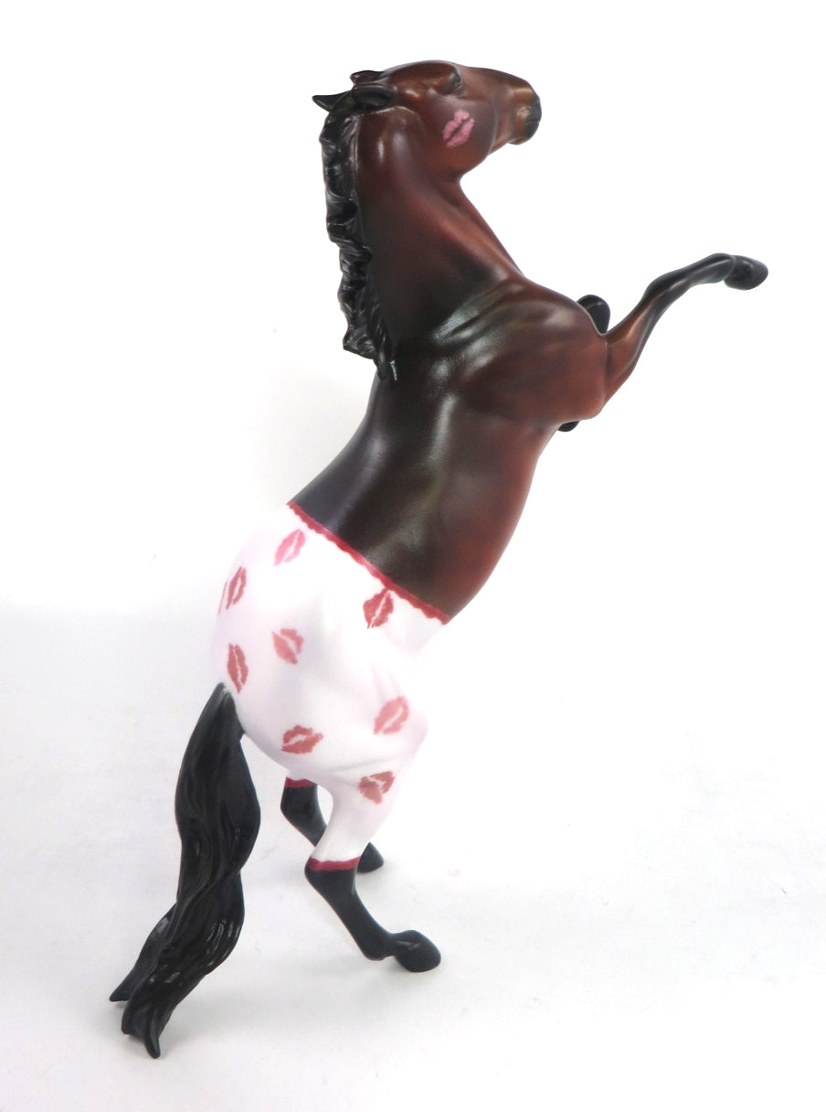 HOT PANTS-OOAK REARING PEBBLES DECORATOR MODEL HORSE 2/13/20