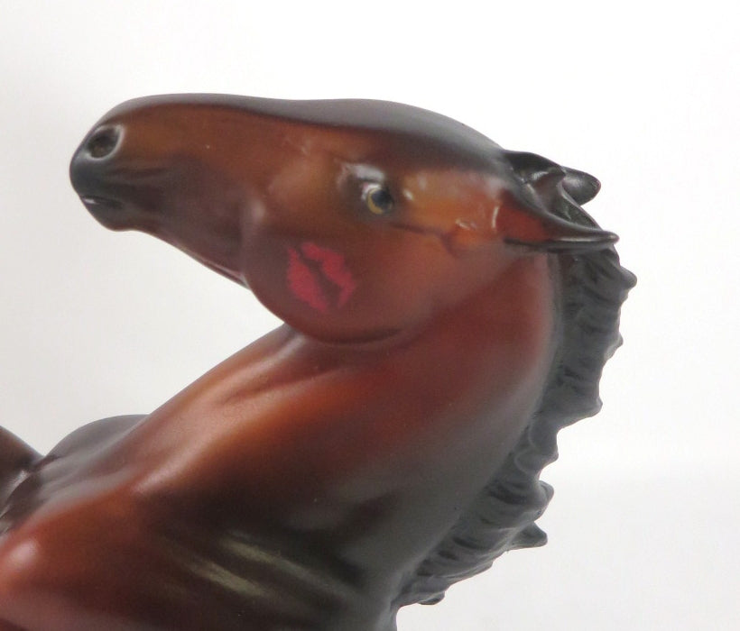 HOT PANTS-OOAK REARING PEBBLES DECORATOR MODEL HORSE 2/13/20