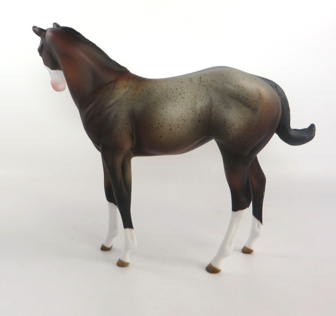 KIT KAT-OOAK BAY ROAN WEANLING MODEL HORSE 12/17/19