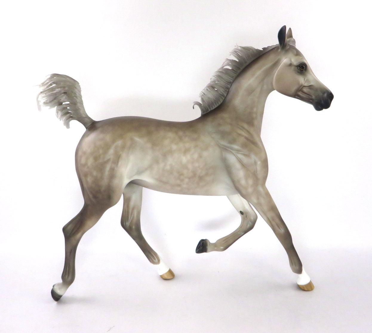KITTEN WHISKERS - OOAK ROSE GREY YEARLING MODEL HORSE BY SHERYL LEISURE WHS19