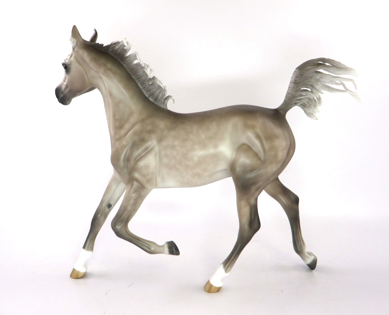 KITTEN WHISKERS - OOAK ROSE GREY YEARLING MODEL HORSE BY SHERYL LEISURE WHS19