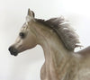 KITTEN WHISKERS - OOAK ROSE GREY YEARLING MODEL HORSE BY SHERYL LEISURE WHS19