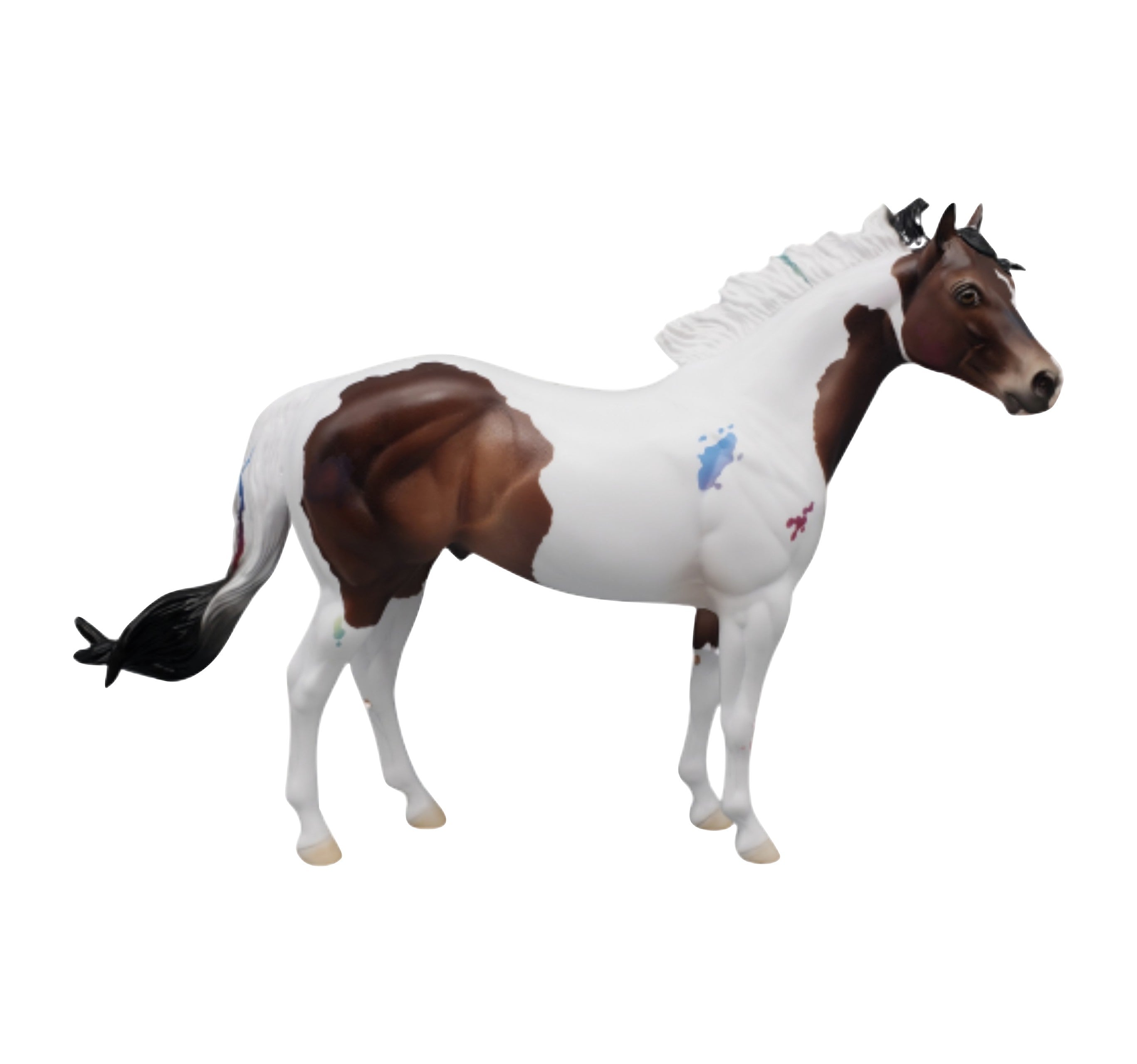 Kokomo Bay Tobiano Custom Ideal Stock Horse with Paint Splashes by