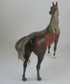 PERSIMMON-OOAK LIVER CHESTNUT ARABIAN MODEL HORSE LHS 19