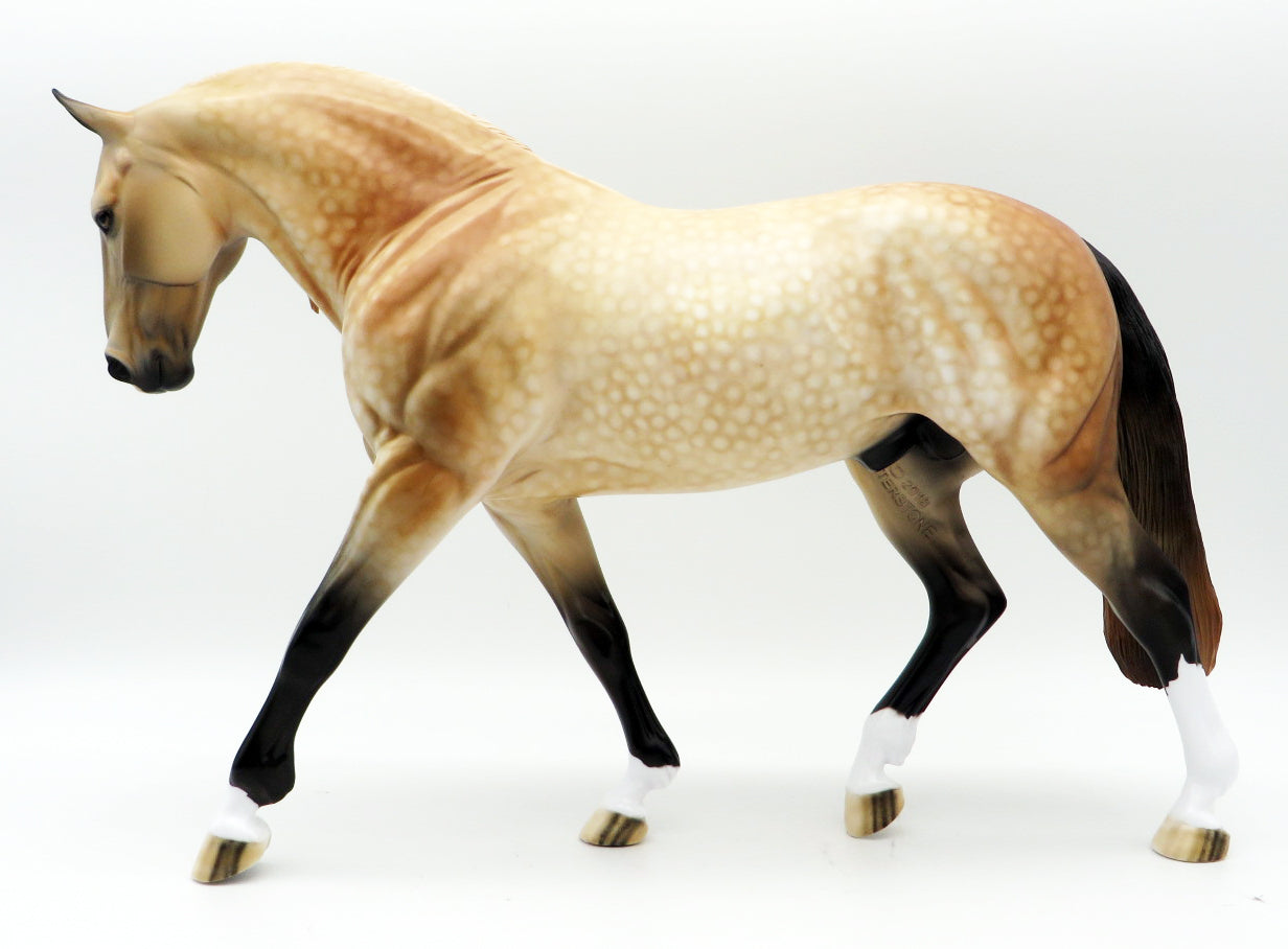 Krueger - OOAK Buckskin Irish Draught by Dawn - MM 2021