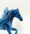 LADY&#39;S CHARMER-OOAK BLUE FREISIAN PEGASUS MODEL HORSE EQ 2019