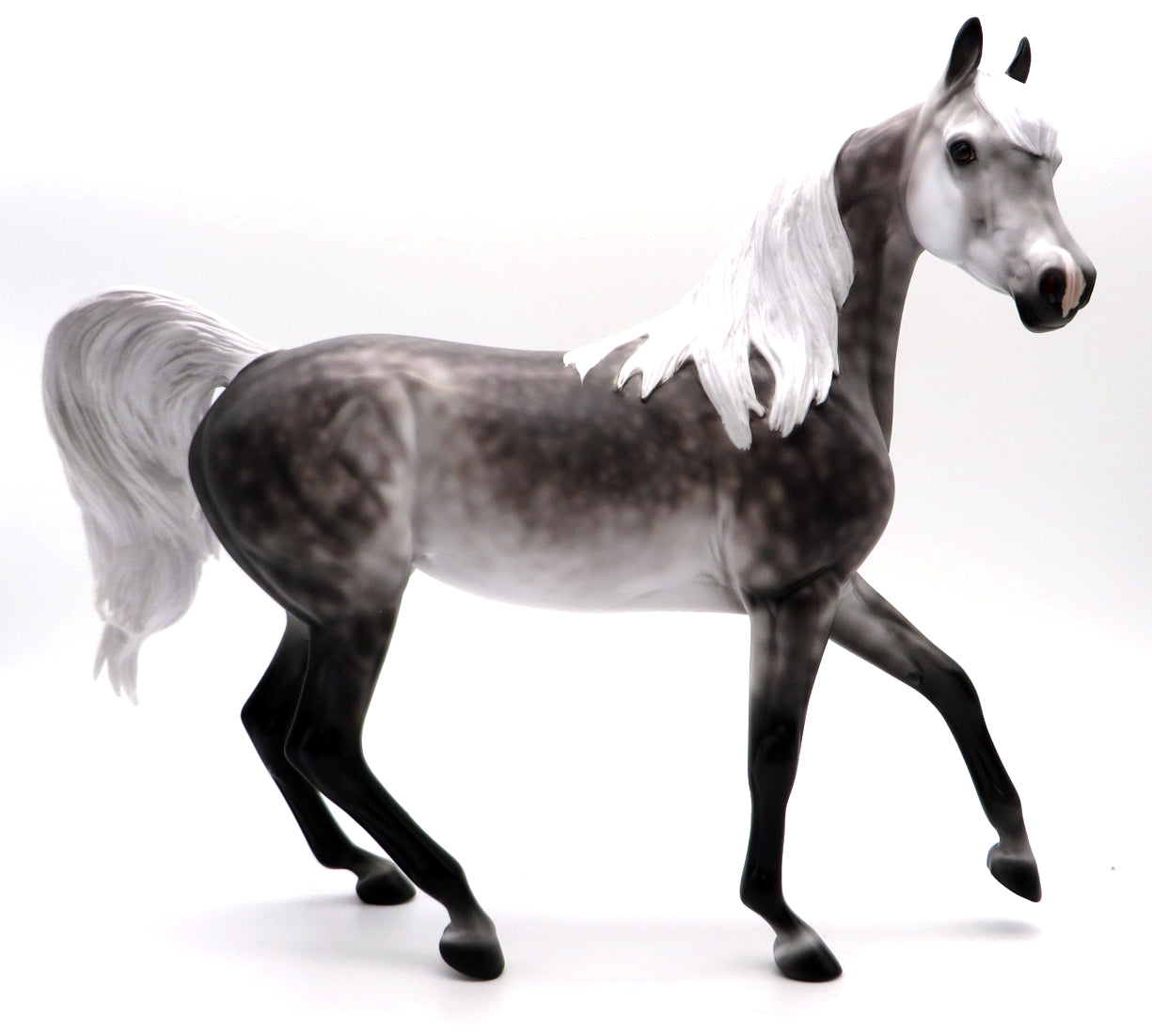 Lady in the Mirror - OOAK Dapple Gray Arabian by Ellen Robbins - MM 2021