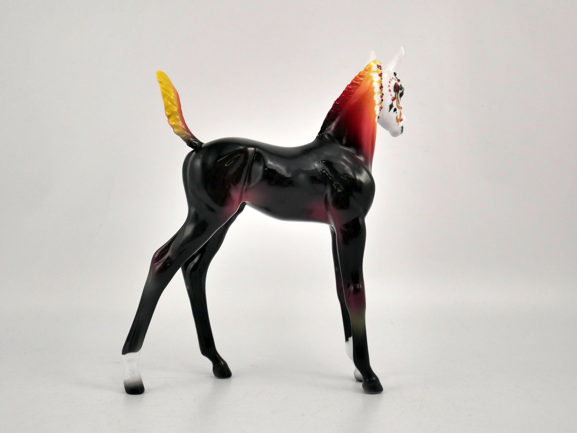 Laia-OOAK Sugar Skull Deco Foal By Dawn Quick MM 2020