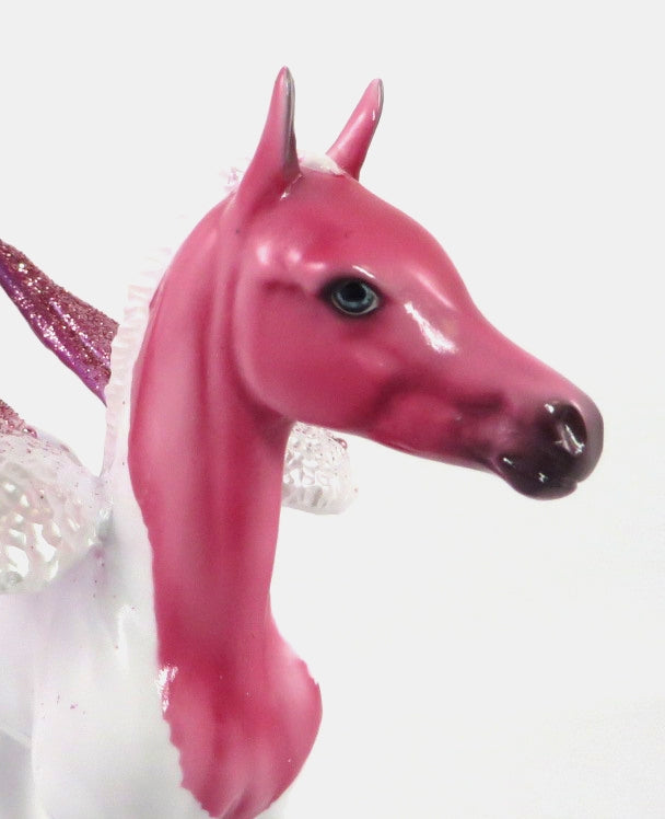 LAILAH- OOAK PINK PINTALOOSA CUSTOM ARABIAN FOAL MODEL HORSE 1/8/2020