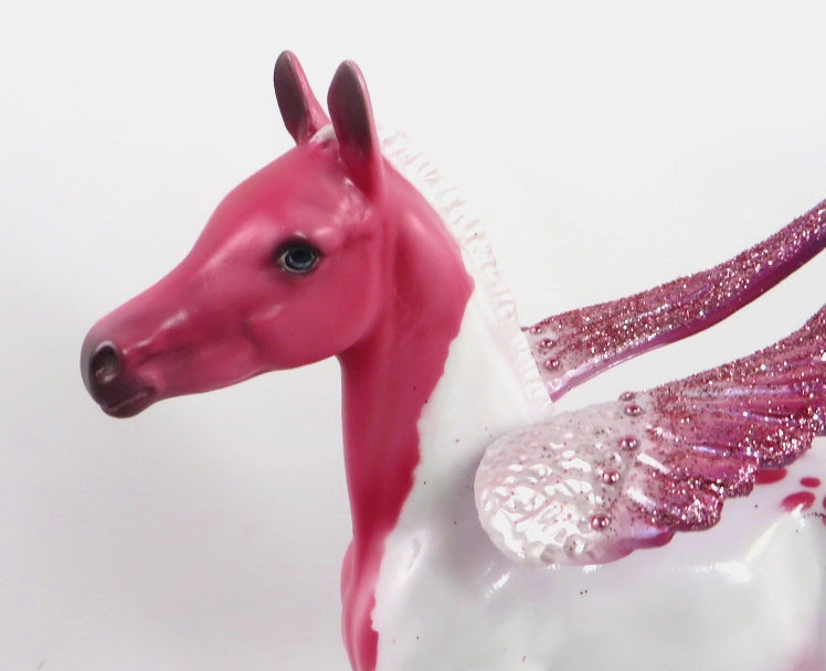 LAILAH- OOAK PINK PINTALOOSA CUSTOM ARABIAN FOAL MODEL HORSE 1/8/2020