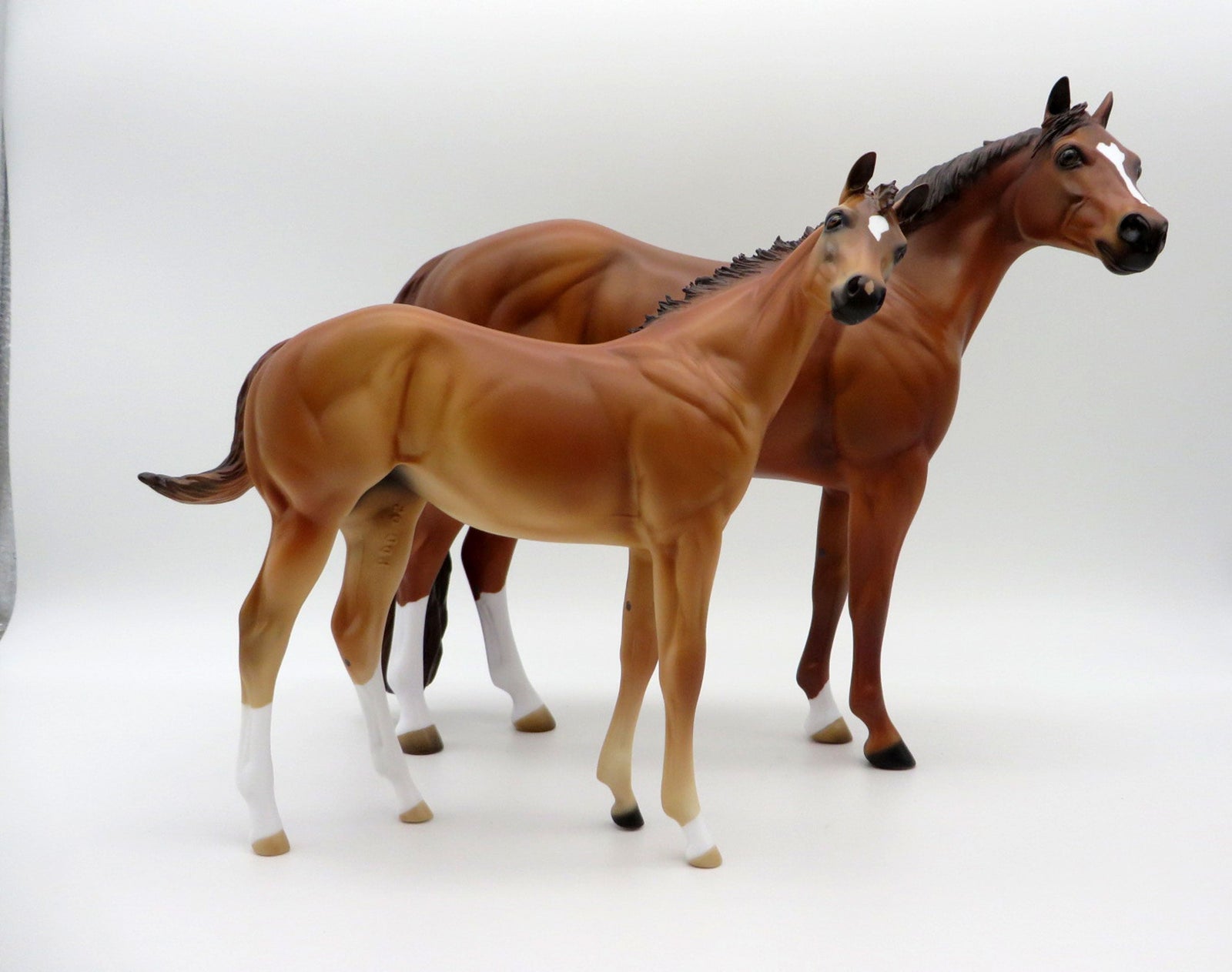 Lainey and Jenna Chestnut ISH and Foal Set 4/23/21