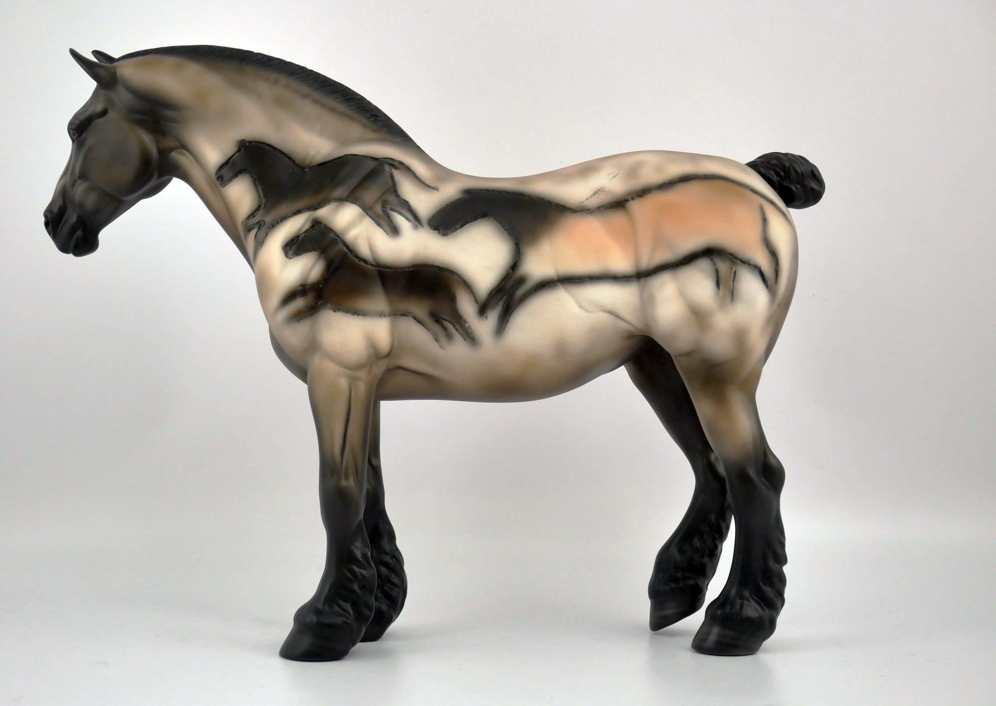 LASCAUY-OOAK HEAVY DRAFT MARE-BY SHERYL LEISURE