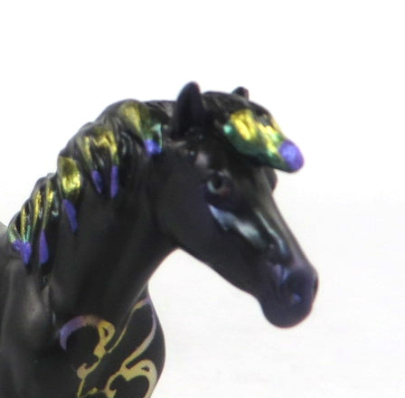 LAVEAU-OOAK MARDI GRAS PONY CHIP MODEL HORSE 2/25/20