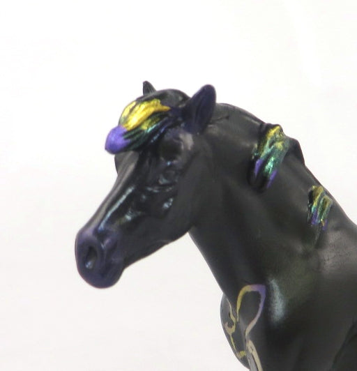 LAVEAU-OOAK MARDI GRAS PONY CHIP MODEL HORSE 2/25/20