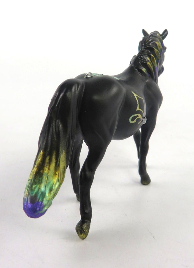LAVEAU-OOAK MARDI GRAS PONY CHIP MODEL HORSE 2/25/20