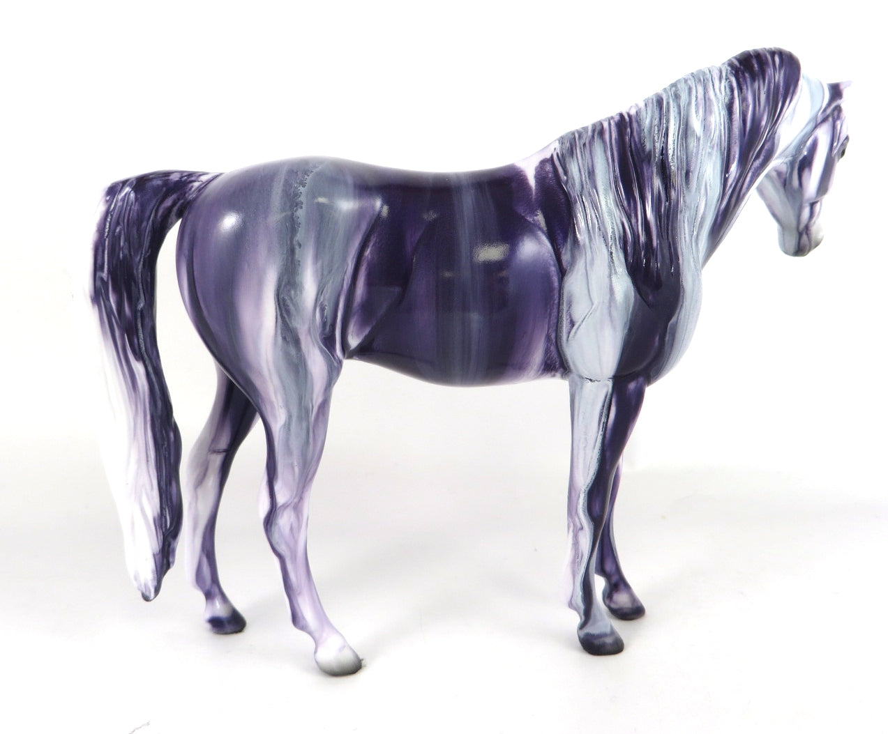 LAVENDER RIBBON CANDY - OOAK RIBBON CANDY ARABIAN MARE PEBBLES BY MISSY FOX WHS19