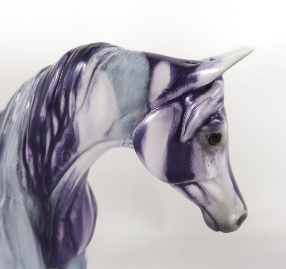 LAVENDER RIBBON CANDY - OOAK RIBBON CANDY ARABIAN MARE PEBBLES BY MISSY FOX WHS19