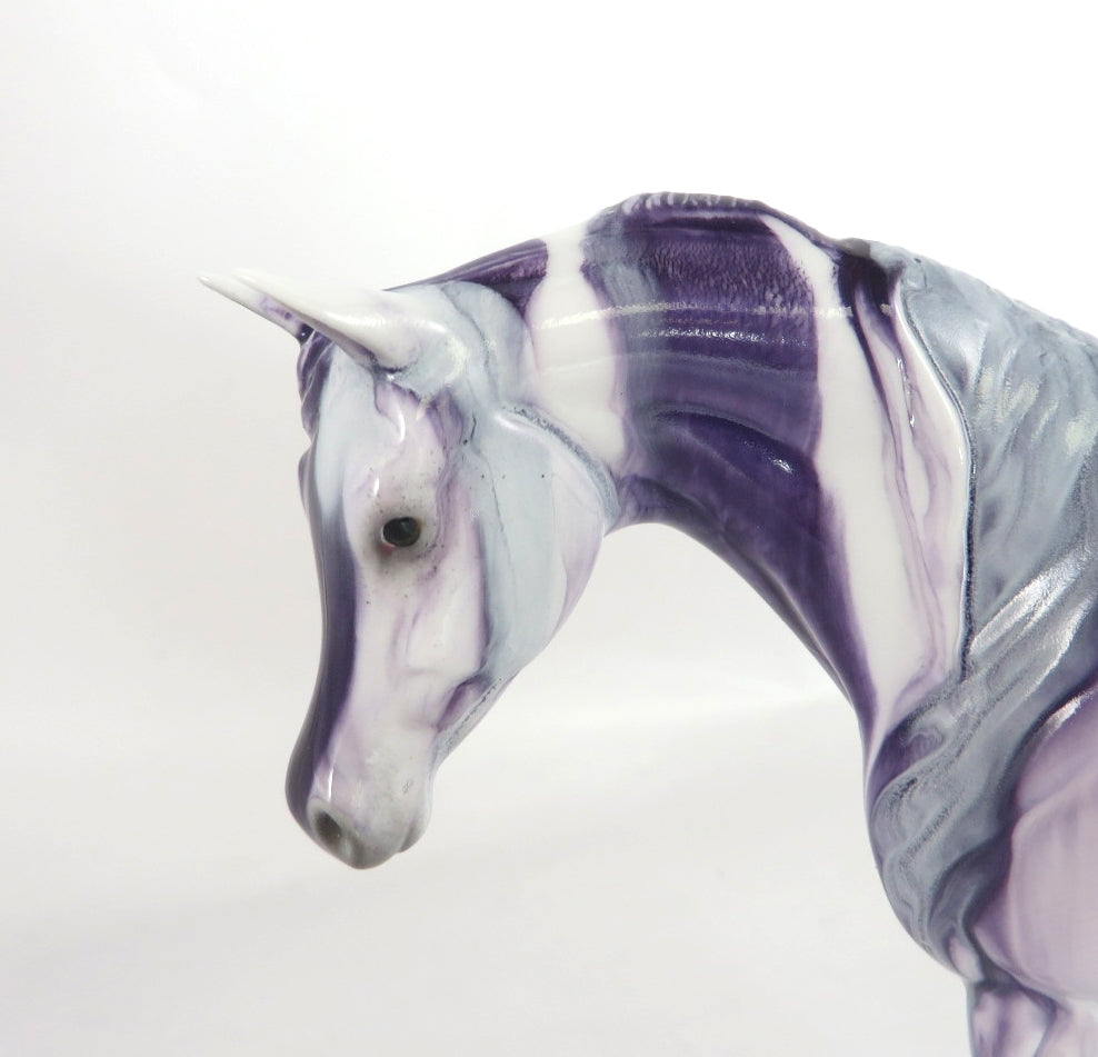 LAVENDER RIBBON CANDY - OOAK RIBBON CANDY ARABIAN MARE PEBBLES BY MISSY FOX WHS19