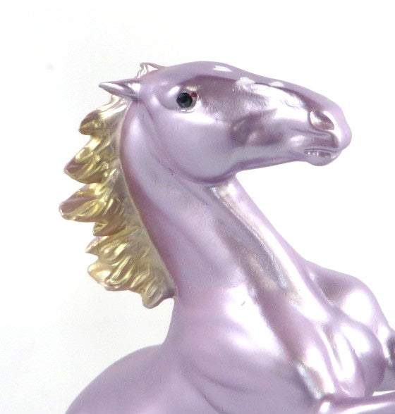 LAVENDER LUSCIOUS-OOAK REARING PEBBLES MODEL HORSE 2/14/20