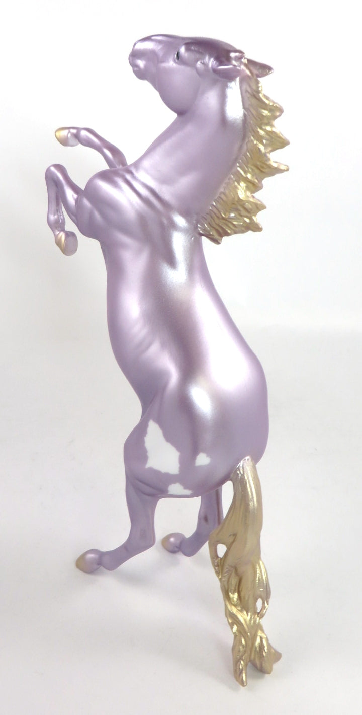 LAVENDER LUSCIOUS-OOAK REARING PEBBLES MODEL HORSE 2/14/20
