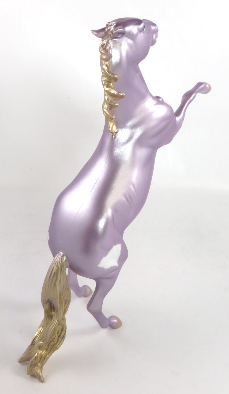 LAVENDER LUSCIOUS-OOAK REARING PEBBLES MODEL HORSE 2/14/20