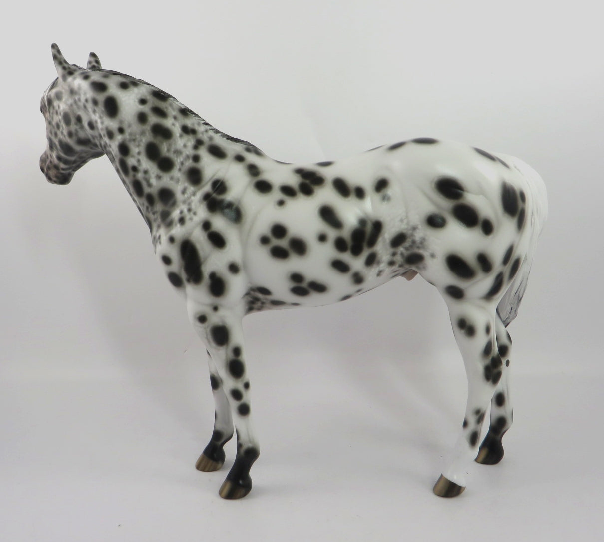 LAVISH-OOAK LOUD APPALOOSA ISH MODEL HORSE BY SHERYL LEISURE 1/3/20