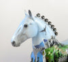 LETHOLDUS-OOAK CASTLE DECORATOR TROTTING DRAFT MODEL HORSE EQ 19