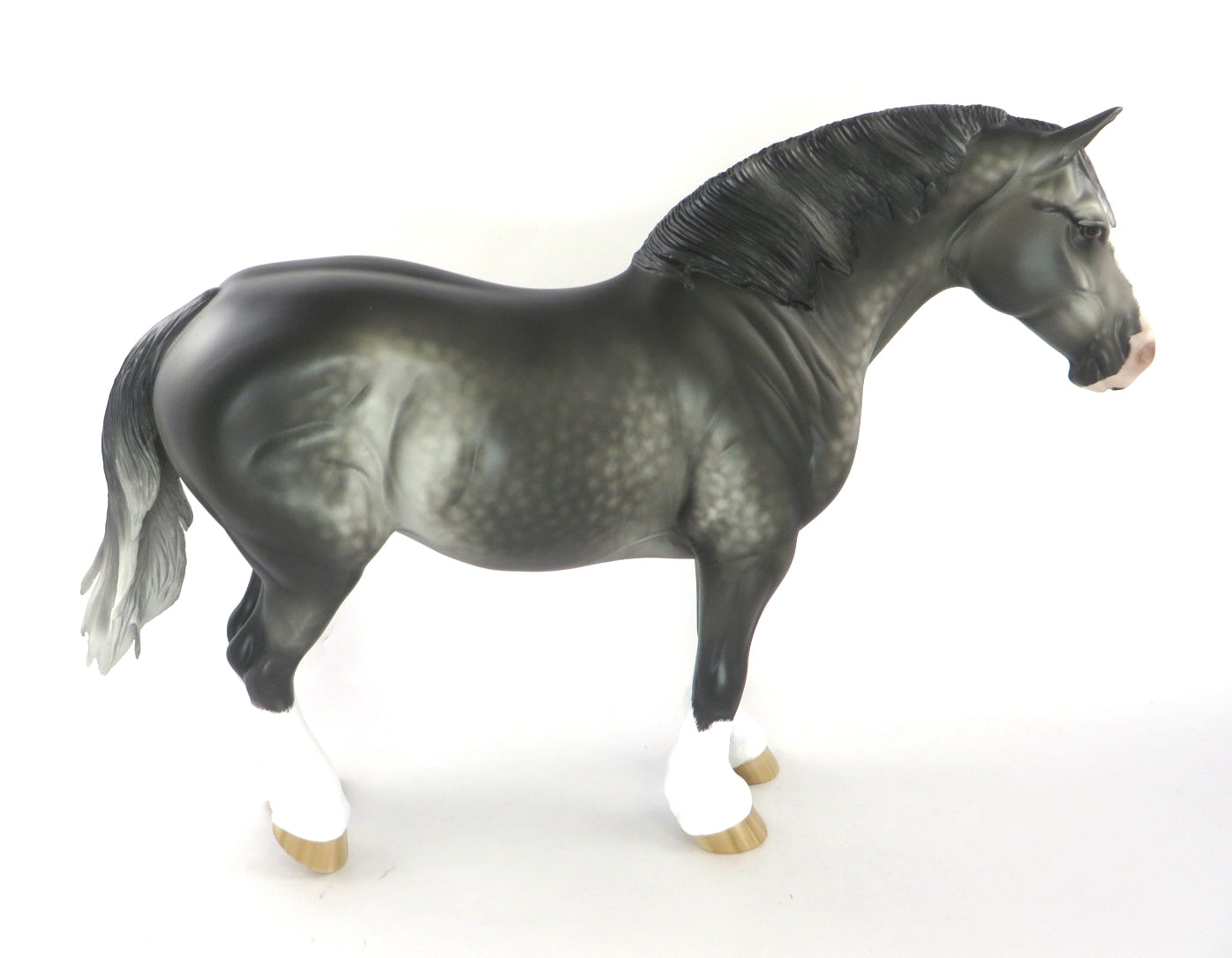 LILA  -OOAK DARK STAR DAPPLE GREY CM HEAVY DRAFT BY SHERYL LEISURE WHS19