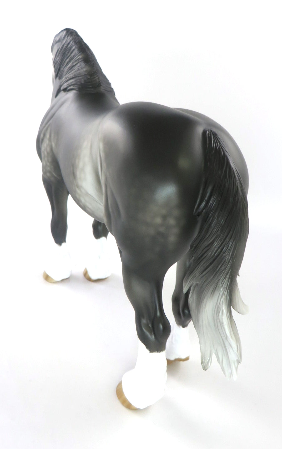 LILA  -OOAK DARK STAR DAPPLE GREY CM HEAVY DRAFT BY SHERYL LEISURE WHS19