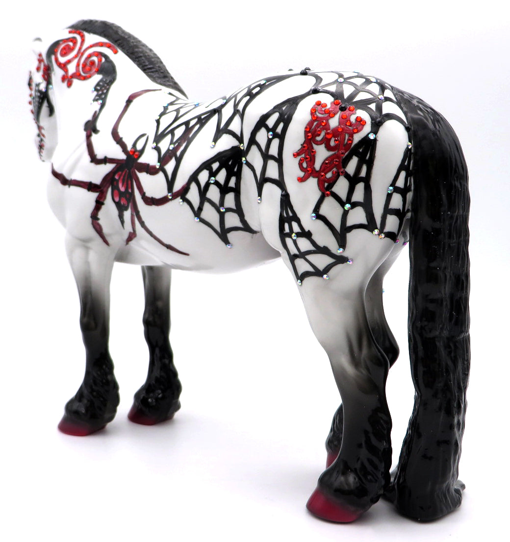 Lilly-OOAK Sugar Skull Heavy Drafter Painted by Dawn Quick  MM 21