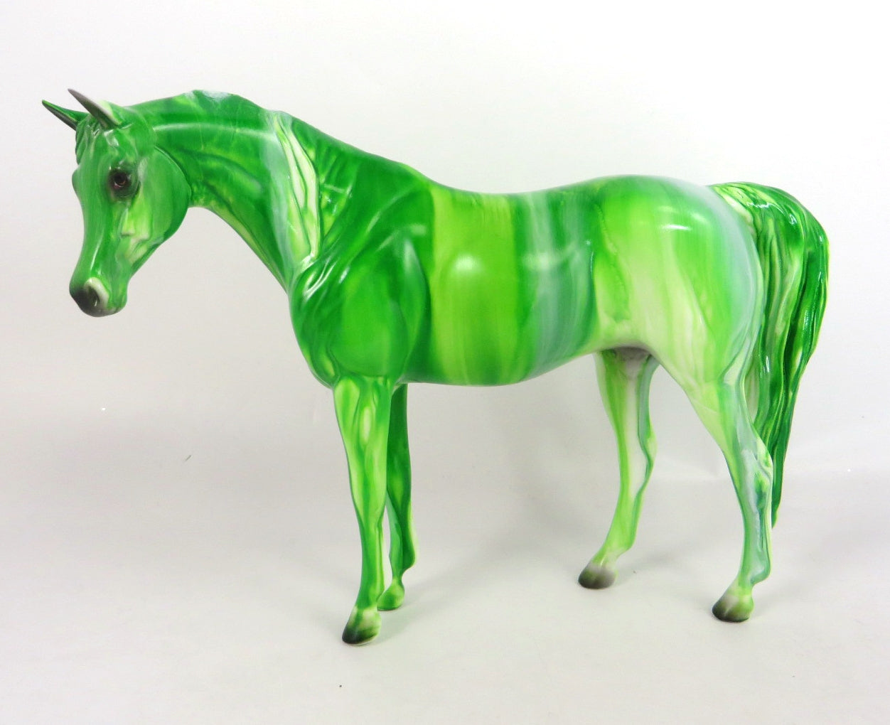 LIME RIBBON CANDY - OOAK RIBBON CANDY ARABIAN MARE PEBBLES BY MISSY FOX WHS19
