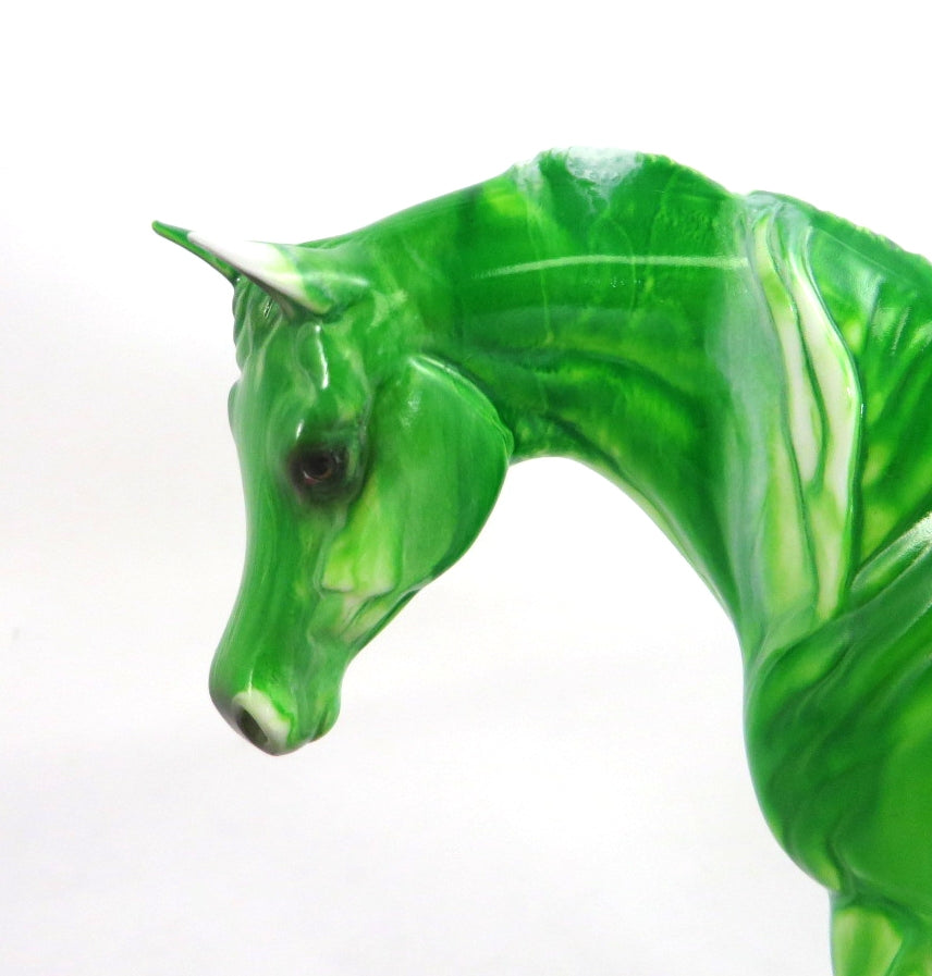 LIME RIBBON CANDY - OOAK RIBBON CANDY ARABIAN MARE PEBBLES BY MISSY FOX WHS19