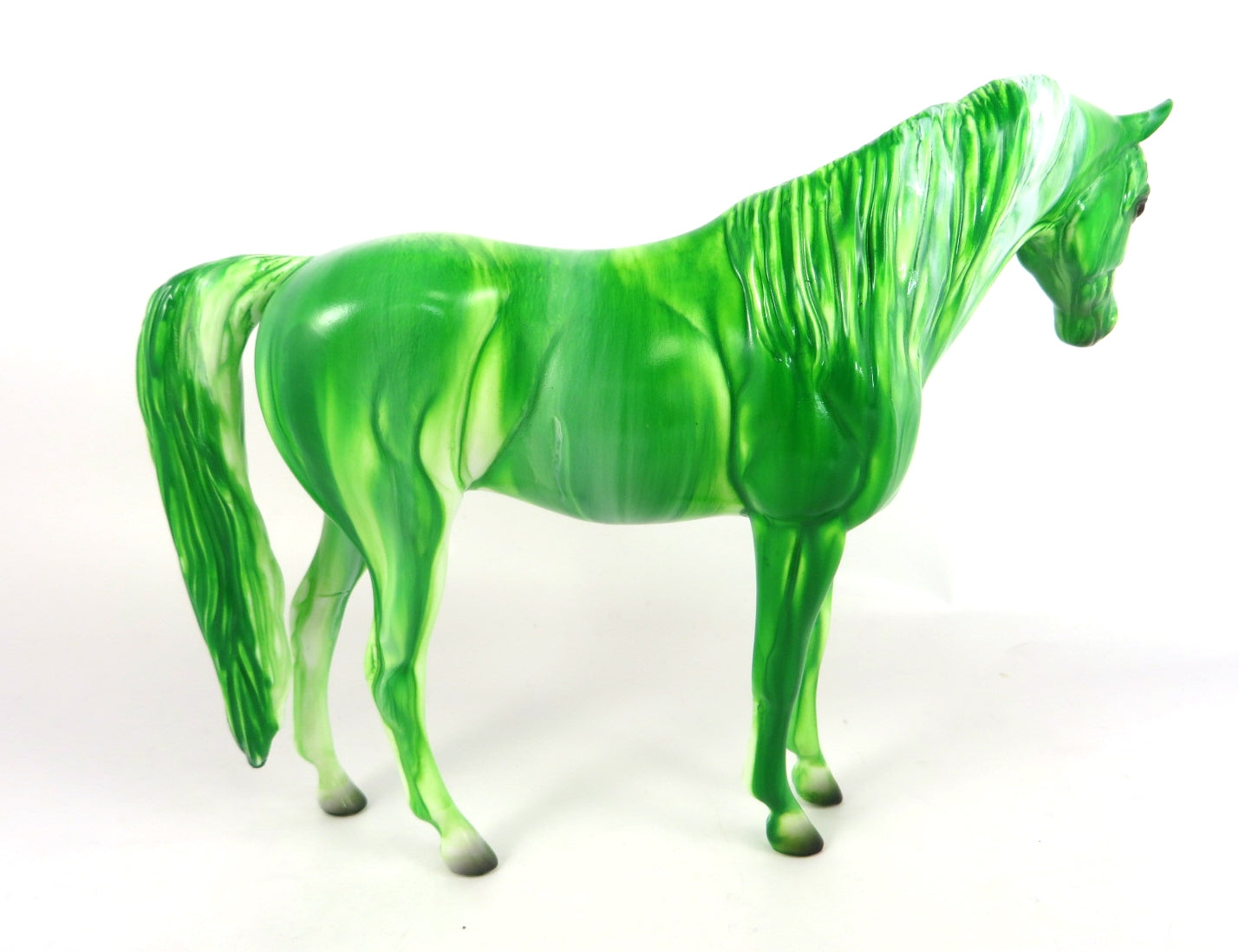 LIME RIBBON CANDY - OOAK RIBBON CANDY ARABIAN MARE PEBBLES BY MISSY FOX WHS19
