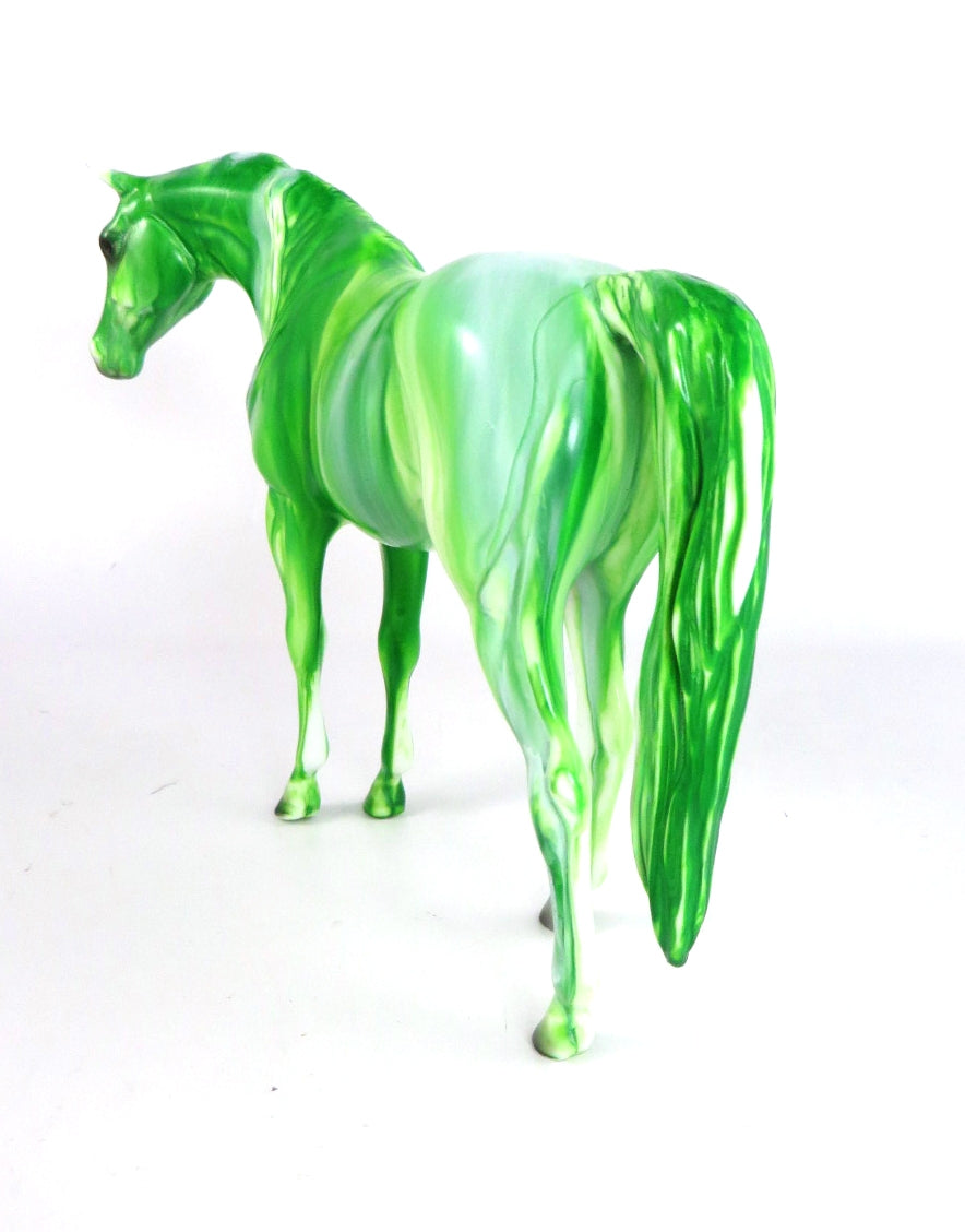 LIME RIBBON CANDY - OOAK RIBBON CANDY ARABIAN MARE PEBBLES BY MISSY FOX WHS19