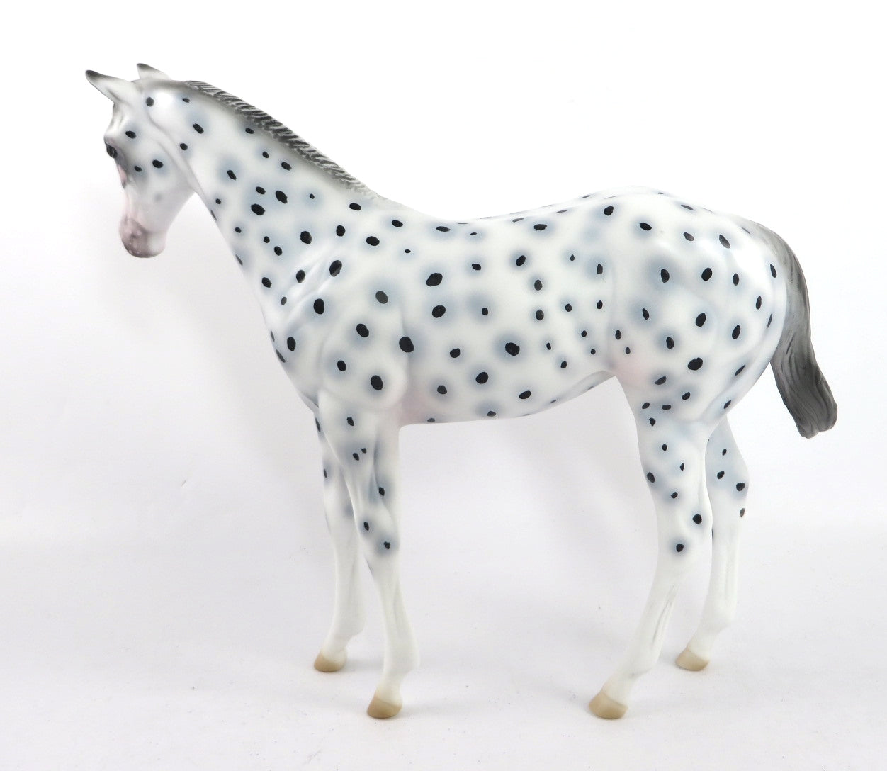 LITTLE GIANTS-OOAK LEOPARD APPALOOSA WEANLING MODEL HORSE BY AL KATT SB20