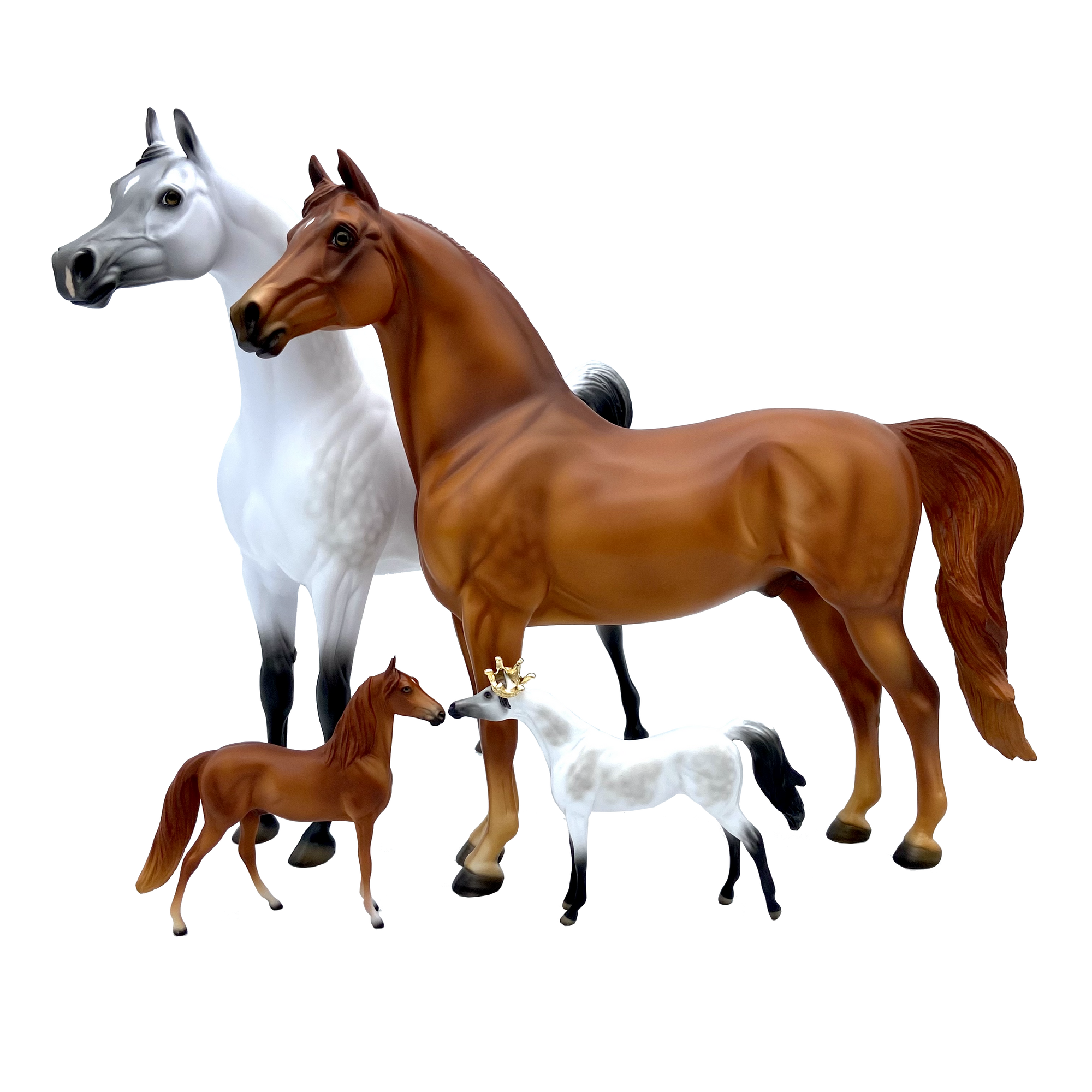 Little Green Prince Morgan and Arabian Chip SET- Art of the Horse Finalist EQ 2021