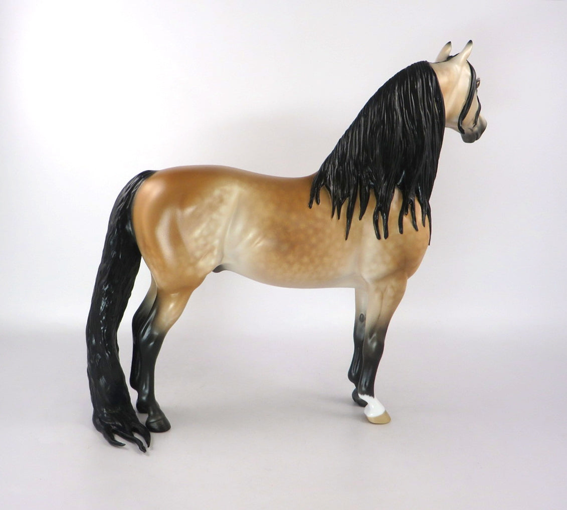 LOONIE - OOAK STAR DAPPLE ROSE GREY MORGAN WITH CUSTOM MANE AND TAIL SHERYL LESIURE 02/24/20
