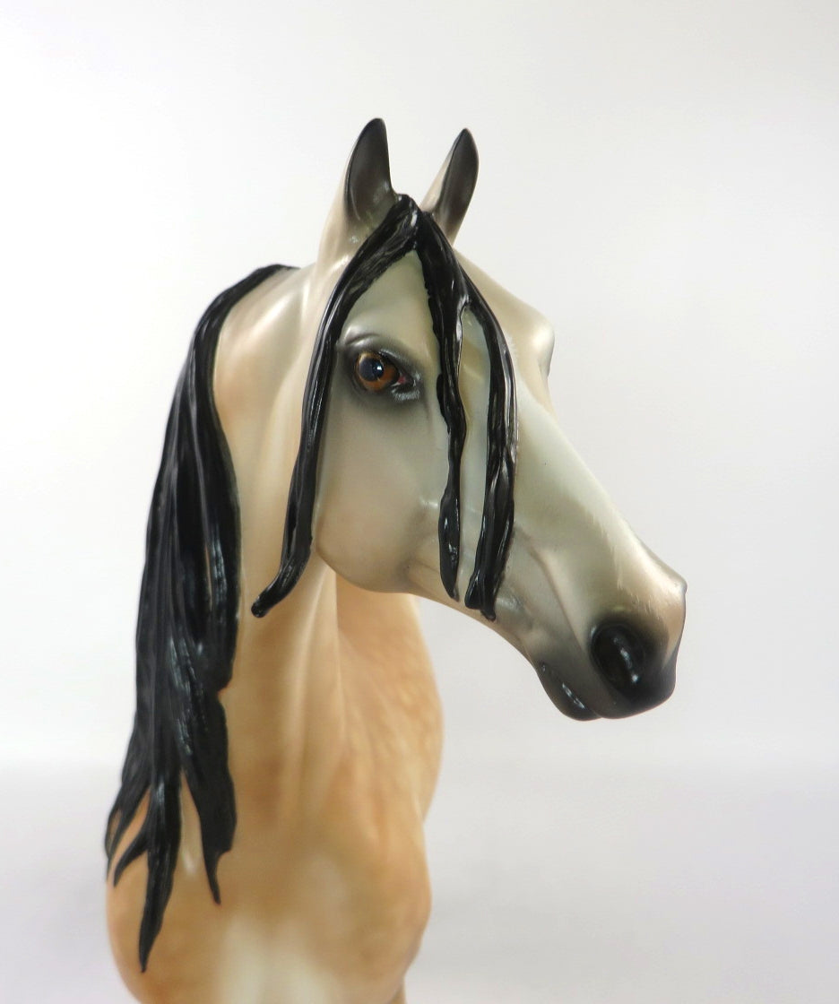 LOONIE - OOAK STAR DAPPLE ROSE GREY MORGAN WITH CUSTOM MANE AND TAIL SHERYL LESIURE 02/24/20