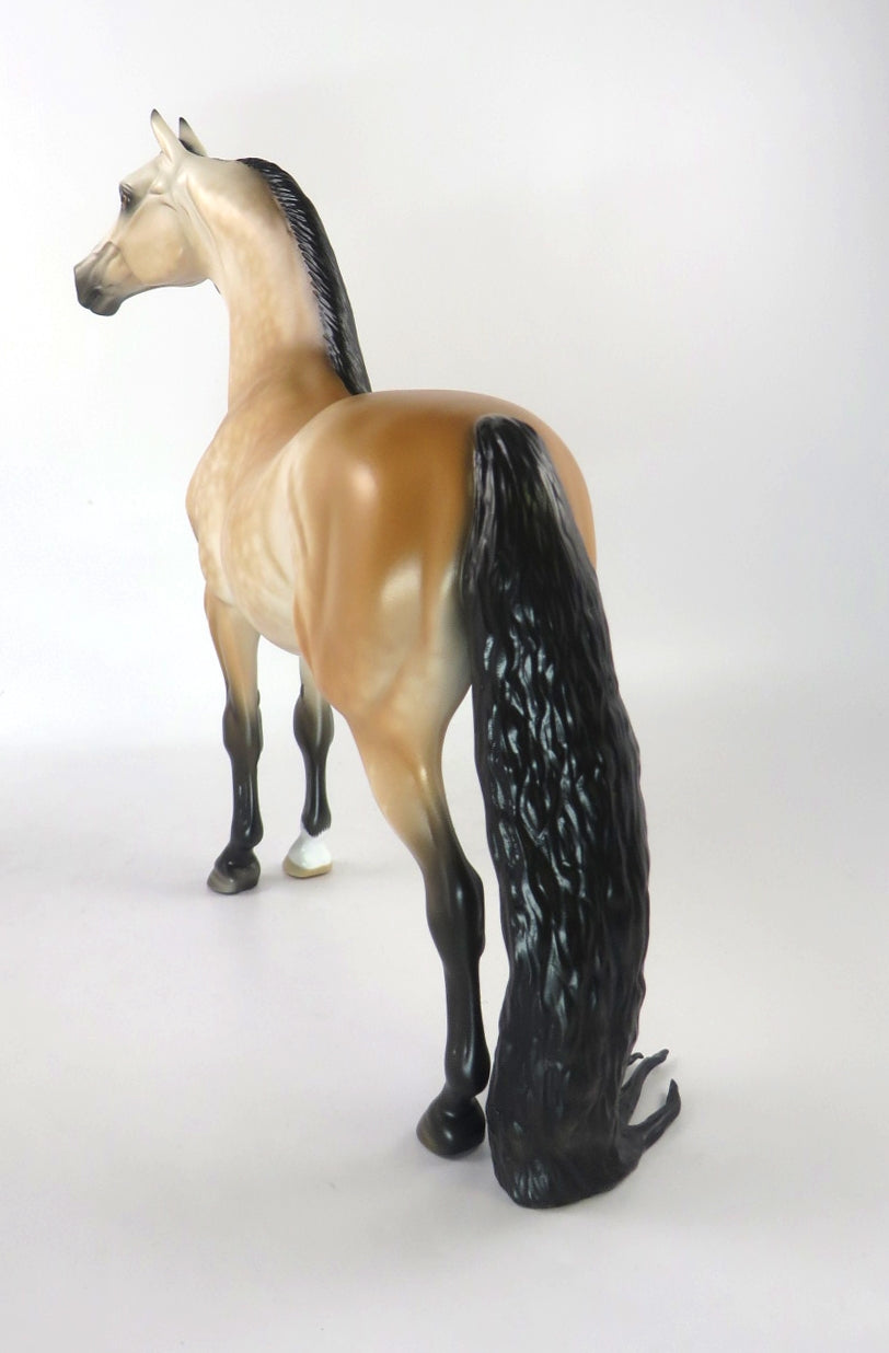 LOONIE - OOAK STAR DAPPLE ROSE GREY MORGAN WITH CUSTOM MANE AND TAIL SHERYL LESIURE 02/24/20