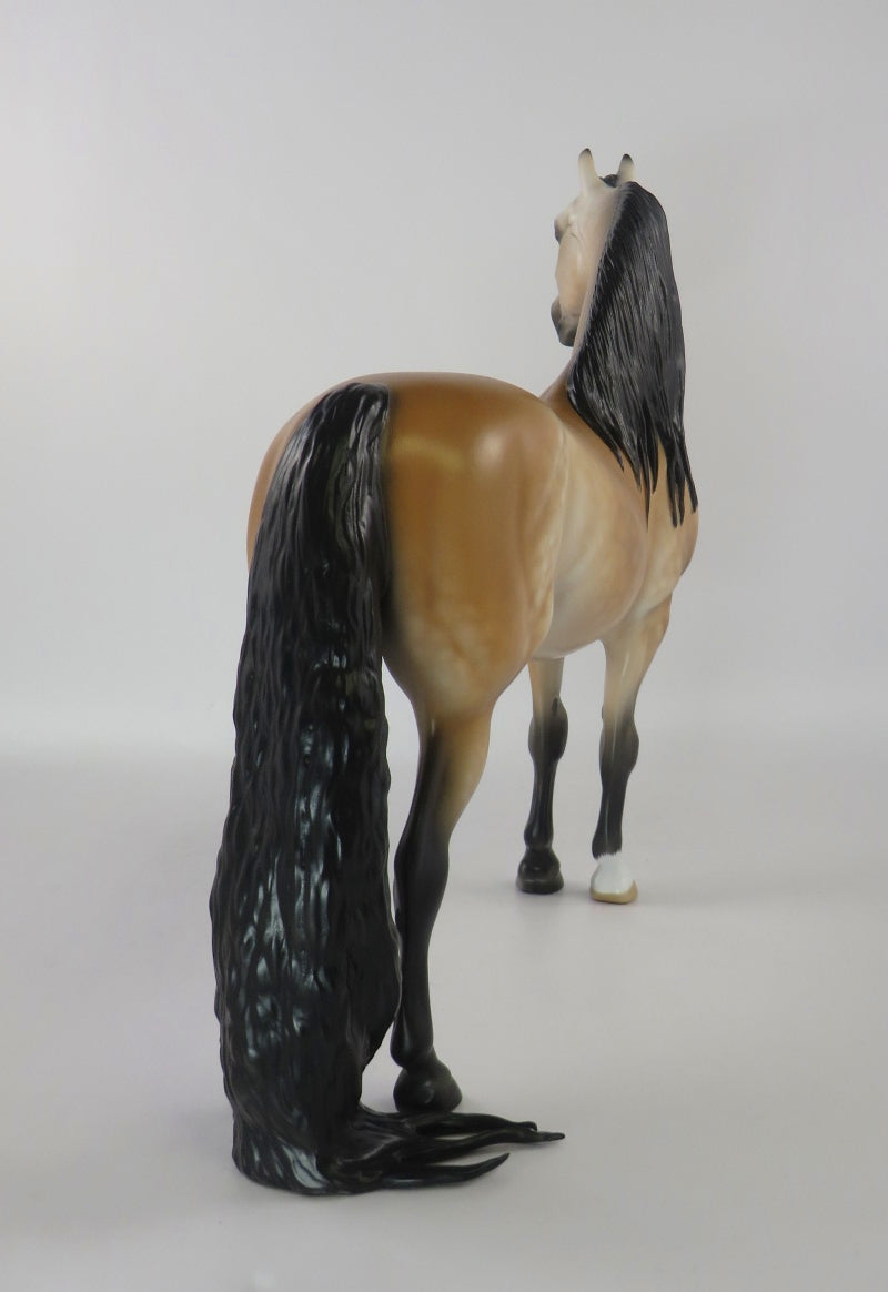 LOONIE - OOAK STAR DAPPLE ROSE GREY MORGAN WITH CUSTOM MANE AND TAIL SHERYL LESIURE 02/24/20