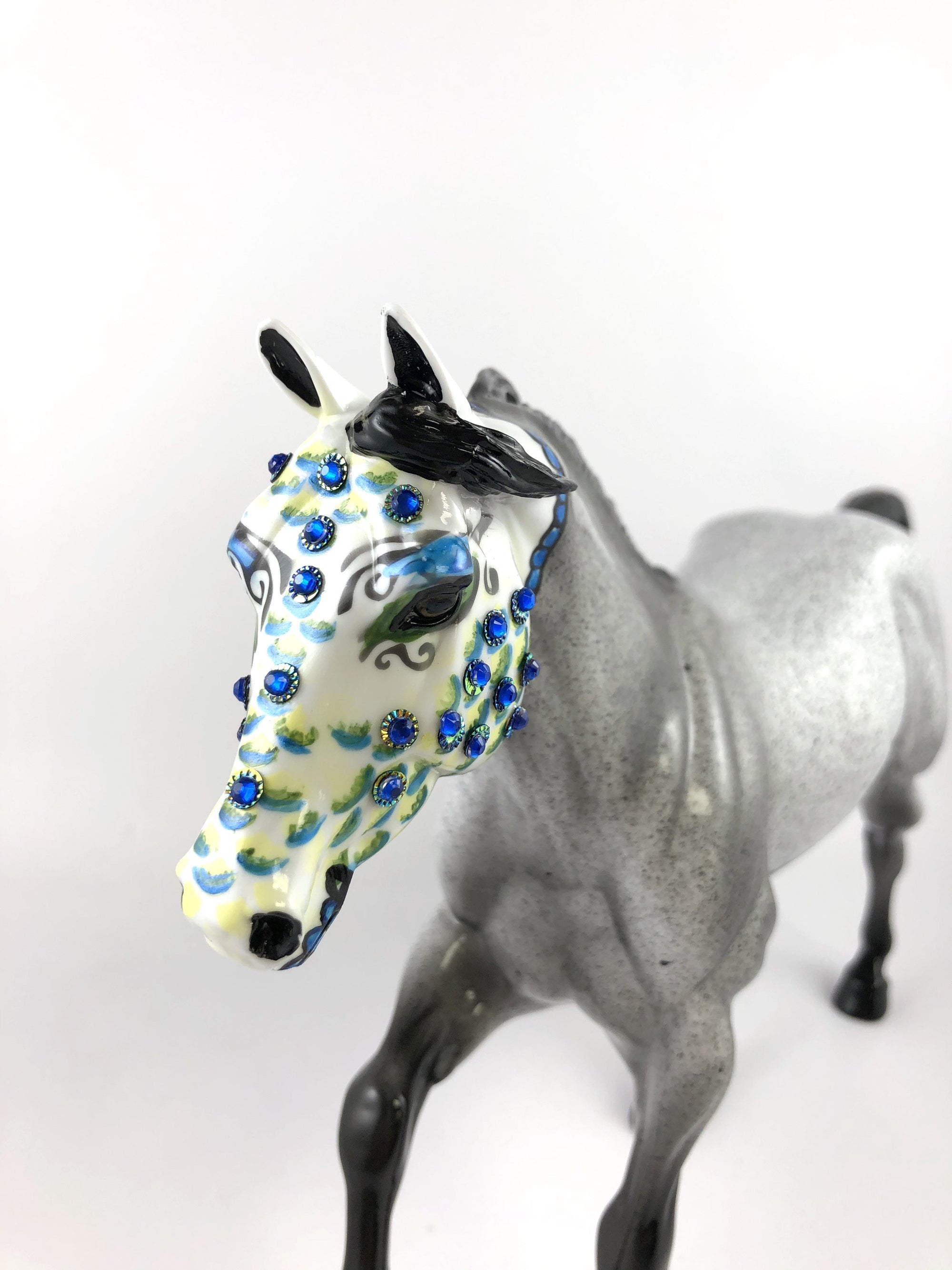 LORD DARYL-OOAK FQH GREY SUGAR SKULL BY DAWN QUICK MM19